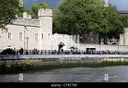 Her Majestys Royal Palace and Fortress known as the Tower of London Stock Photo