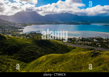 Kaneohe Bay, Oahu, Hawaii Stock Photo