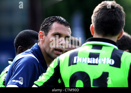 Brighton and Hove Albion football club manager Gus Poyet - Editorial use only. No merchandising. For Football images FA and Premier League restrictions apply inc. no internet/mobile usage without FAPL license - for details contact Football Dataco Stock Photo