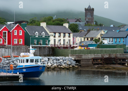 Dingle town skyline, Dingle Peninsula, County Kerry, Republic of Ireland. Stock Photo