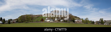 Panoramic Staveley Cumbria England UK Stock Photo