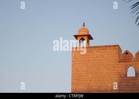 The famous Khimsar Fort Palace Hotel near Jodhpur , Rajasthan Stock Photo