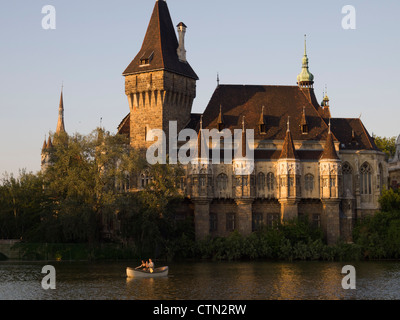 Vajdahunyad castle in Budapest, Hungary, Eastern Europe Stock Photo