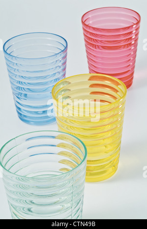 plastic cups Stock Photo