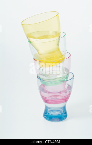 plastic cups Stock Photo