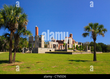 Dungeness Ruins, Cumberland Island National Seashore, Georgia, USA Stock Photo