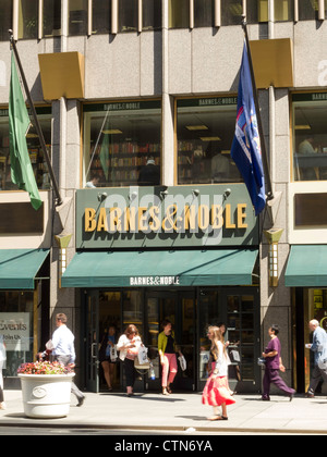 Barnes & Noble Bookstore, 5th Avenue Store, NYC Stock Photo