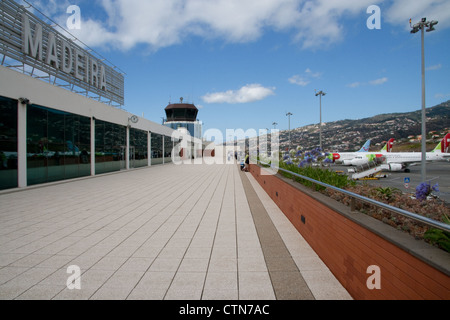 Madeira Airport Stock Photo