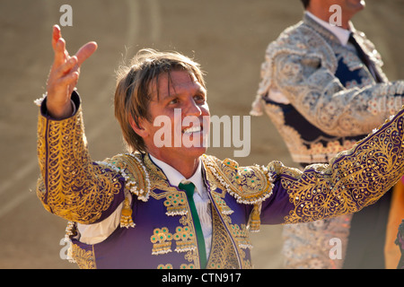 Spanish bullfighter Manuel Diaz Gonzalez El Cordobes. 21 July 2012, La Linea de la Concepcion, Spain. Stock Photo