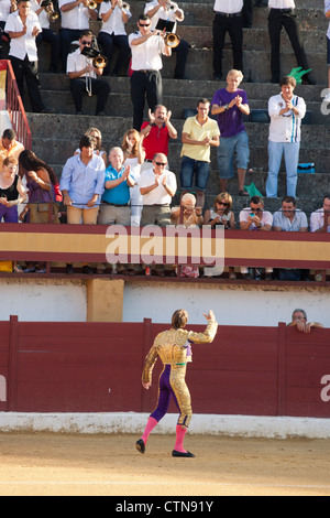 Spanish bullfighter Manuel Diaz Gonzalez El Cordobes. 21 July 2012, La Linea de la Concepcion, Spain. Stock Photo