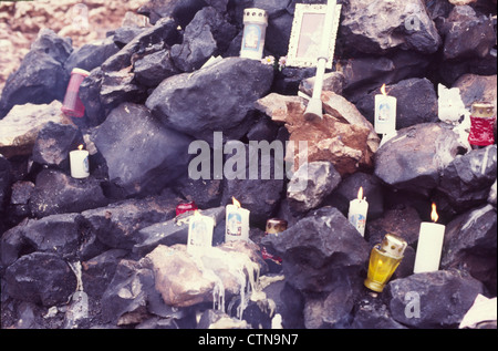 Medjugorje, a village in Herzegovina where Our Lady appeared. October 1988, archival photographs. Stock Photo