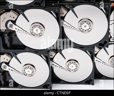 Computer hard drives Stock Photo