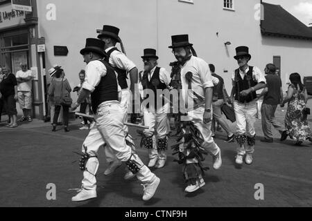 Morris dancers at Warwick folk festival Stock Photo