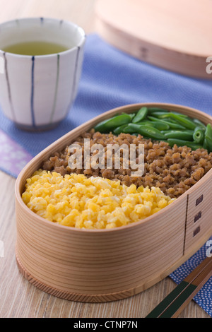 Soboro Bento Stock Photo