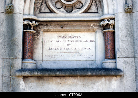 BITTERNE PARK TRIANGLE CLOCK TOWER Stock Photo - Alamy