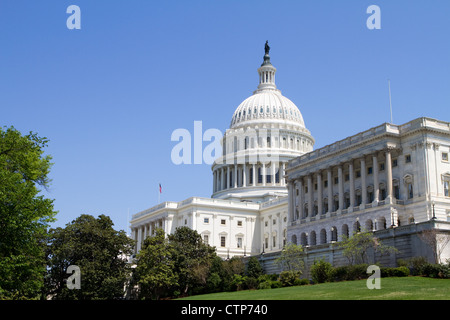 United States Capitol Building on Capitol Hill located in Washington, DC, USA. Stock Photo