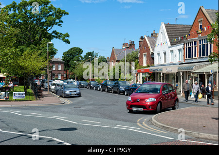 Street scene in the village of Lytham near Blackpool, England Stock Photo