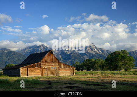 South Mormon Row Barns, Grand Teton National Park, Wyoming, USA Stock Photo