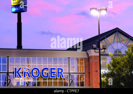 Kroger Grocery Store Stock Photo