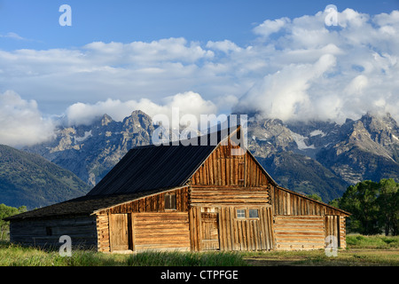 South Mormon Row Barns, Grand Teton National Park, Wyoming, USA Stock Photo