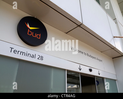 Budapest Ferenc Liszt international airport terminal 2b, Hungary, Eastern Europe Stock Photo