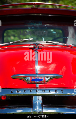 1954 Chevrolet 3100 pickup truck hood ornament Stock Photo: 49692148 ...