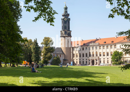 Town Palace, Weimar, Thuringia, Germany Stock Photo
