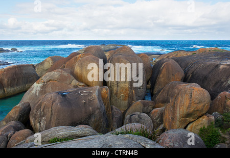 Elephant Rocks at Elephant Cove in the William Bay National Park Western Australia Stock Photo