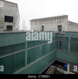 2012 Pritzker Prize Winning Architect Wang Shu'S Largest Scale Work In The City Of Ningbo, China Stock Photo