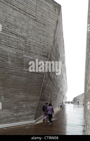 2012 Pritzker Prize Winning Architect Wang Shu'S Largest Scale Work In The City Of Ningbo, China Stock Photo