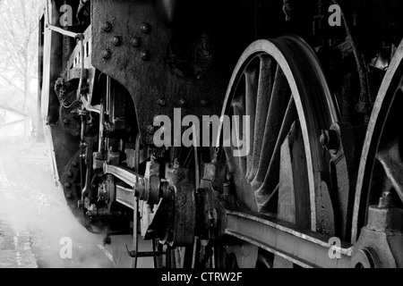 Old steam engine Stock Photo