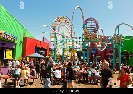 The arcade at the Santa Monica Pier Los Angeles County California ...