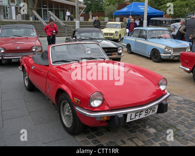 A 1970's Triumph Spitfire Two Seater Classic Sports Car Stock Photo