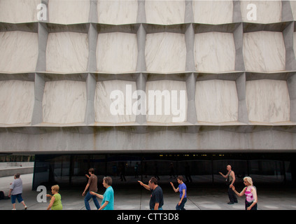 exterior of the Beinecke Rare Book and Manuscript Library at Yale New Haven Stock Photo