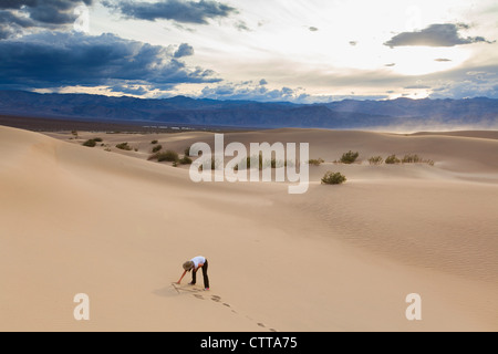 Mesquite Dunes, Death Valley, California Stock Photo