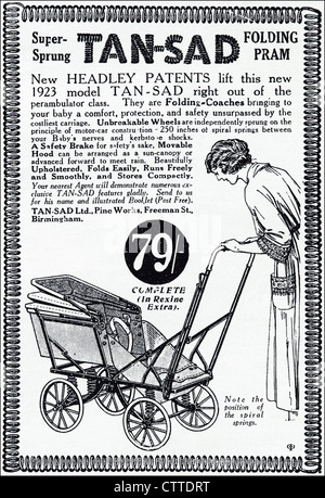 Original 1920s advertisement advertising baby's TREASURE COT, consumer ...