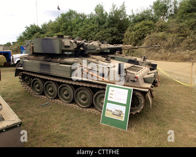 Tracks of a Scorpion FV101 tank Stock Photo - Alamy