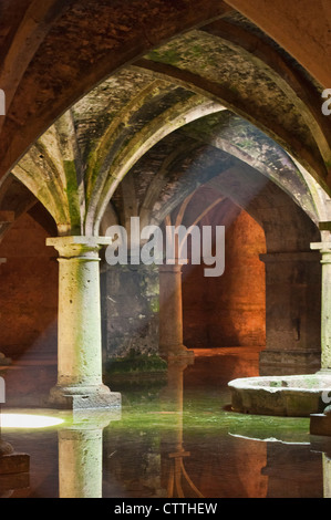 the old Portuguese water cistern in El Jadida, Morocco Stock Photo