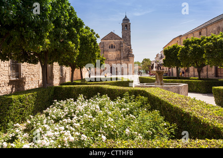 View of La Sacra Capilla del Salvador del Mundo, Úbeda, Jaén, Andalusia, Spain. Europe. Stock Photo