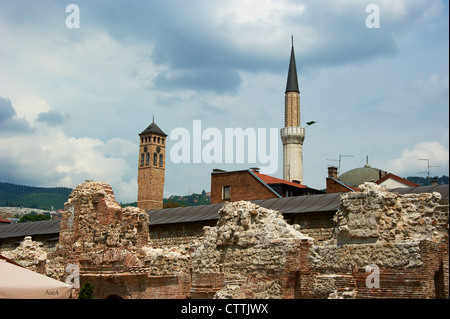 Baščaršija - Bashcharshiya the heart of old Sarajevo, the Ottoman Bazaar District of Bascarsija Bosnia and Herzegovina Stock Photo