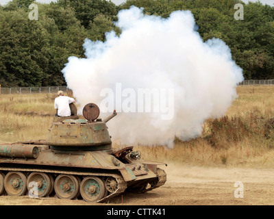 T34/85 Main Battle Tank Stock Photo