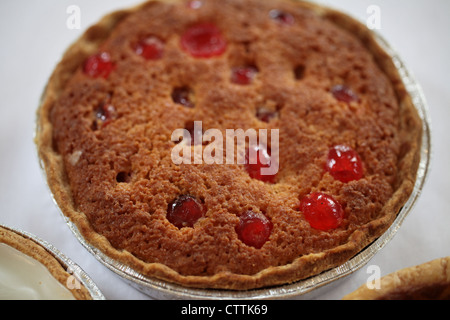 Cherry Bakewell Stock Photo