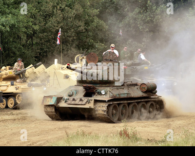 T34/85 Main Battle Tank Stock Photo