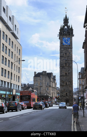 Tolbooth Steeple at Glasgow cross Stock Photo