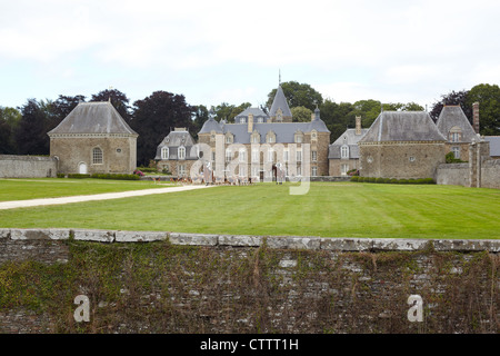 Bourbansais estate brittany france Stock Photo