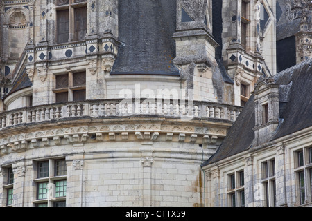 Chateau de Chambord, Chambord, Centre, France. Stock Photo