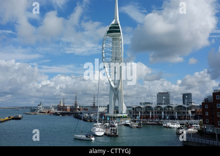 Spinnaker Tower Portsmouth, England UK Stock Photo