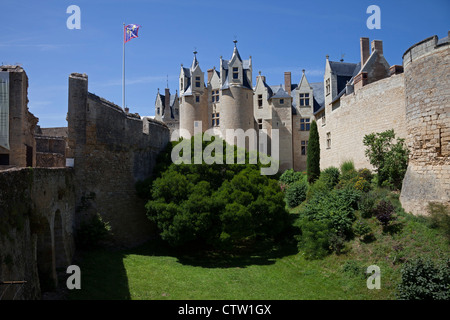 The Chateau de Montreuil-Bellay Loire France Stock Photo