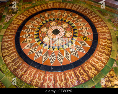 Medieval Tiles on Floor of Christ Church Cathedral in Dublin the Stock ...