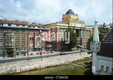 University of Sarajevo, Faculty of Law building, built in the 1850s. , Sarajevo Bosnia and Herzegovina Stock Photo